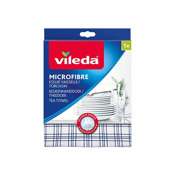 Vileda Light & Soft multi-surface cloth for streak free results