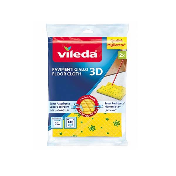 Vileda Binary Package Actifibre Microfiber Cloth High Absorbent Soft  Texture Will Not Leave Trace Kitchen Bathroom Cleaning